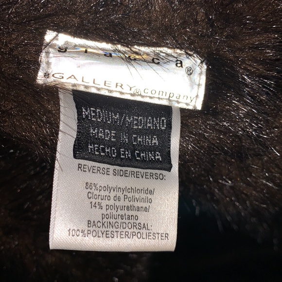 Giacca Faux Fur Reversible Vest Size Medium - Picture 3 of 4